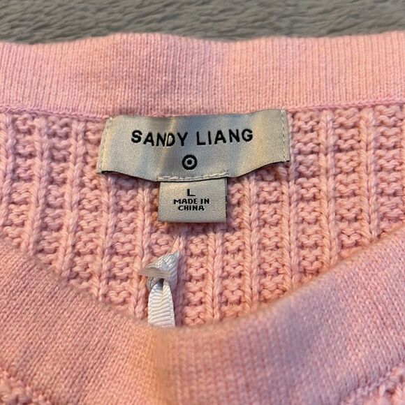 NWT Sandy Liang X Target Pink Sweater Tank Top - Size Large - Picture 9 of 13
